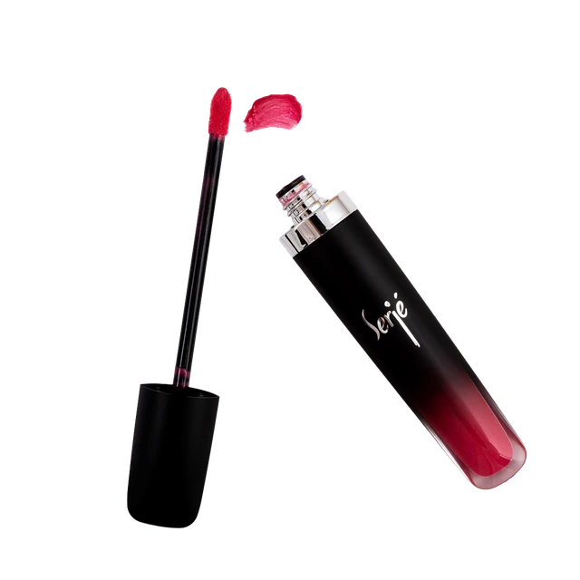 رژ لب مایع ابریشمی ساتین سرژه Serje 🇨🇭 کد 201 (True Pink)