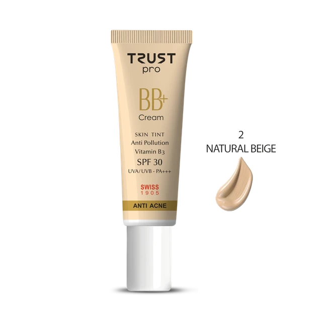 بی بی BB کرم پلاس شماره 2 (بژ طبیعی) تراست TRUST 🇨🇭