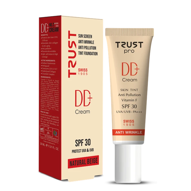 دی دی DD کرم پلاس شماره 2 (بژ طبیعی) تراست TRUST 🇨🇭