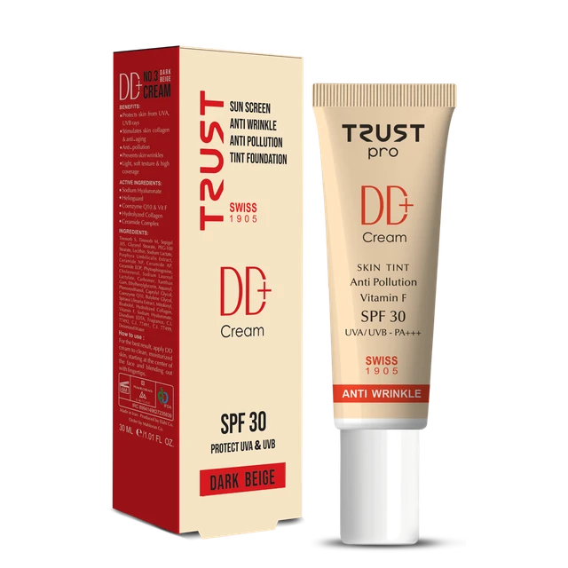 دی دی DD کرم پلاس شماره 3 (بژ تیره) تراست TRUST 🇨🇭